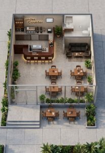 Interior and exterior space management in kathmandu Nepal. solution by Prospace